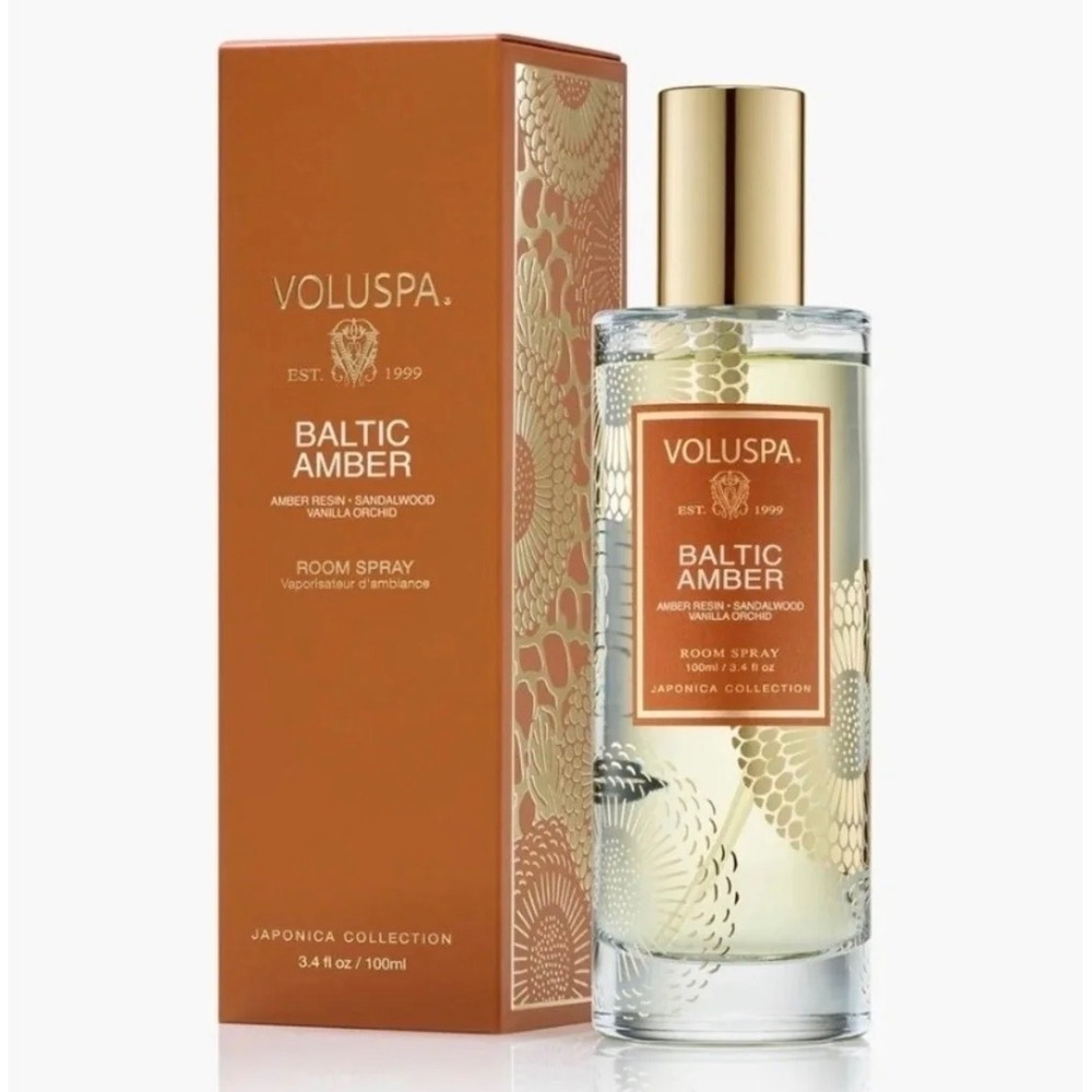 VOLUSPA Baltic Amber Romantic Room Spray Home Fragrance 3.4 fl oz New In Box